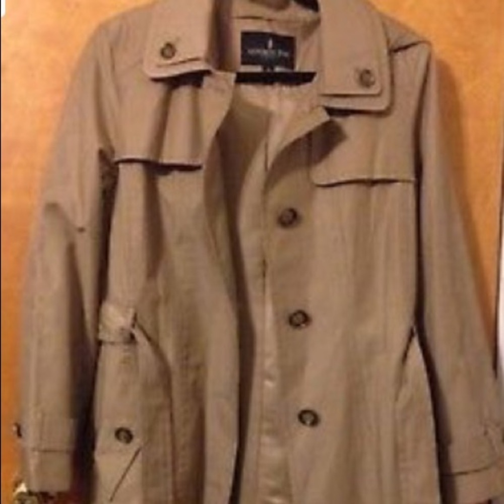 London Fog Trench Coat Long Rain Coat